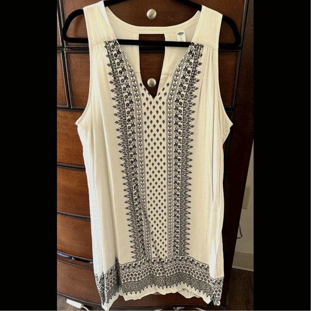 Old Navy white summer dress - size XL